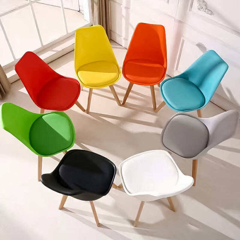 Conference Chair Solid Wood Footed Guest Chair Modern Minima Fashion Computer Chair Office Training Meeting Chairs-Taobao