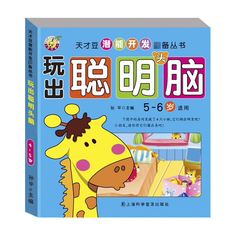 Children's Mathematical Intelligence Potential Development Concentration Training Book 5-6 Years Old Children's Memory Thinking Left and Right Brain Logic