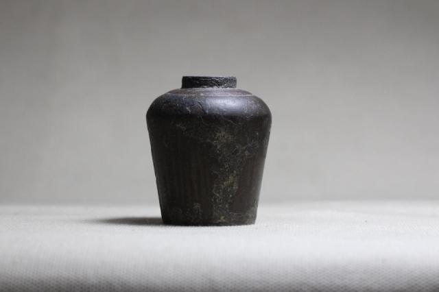 Qing Dynasty Copper Furnace Bottle Vase