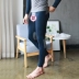Quần dài ấm áp của nam giới cộng với nhung Quần legging mỏng thanh niên mùa đông quần cotton co giãn quần lót phù hợp với màu sắc - Quần nóng lên