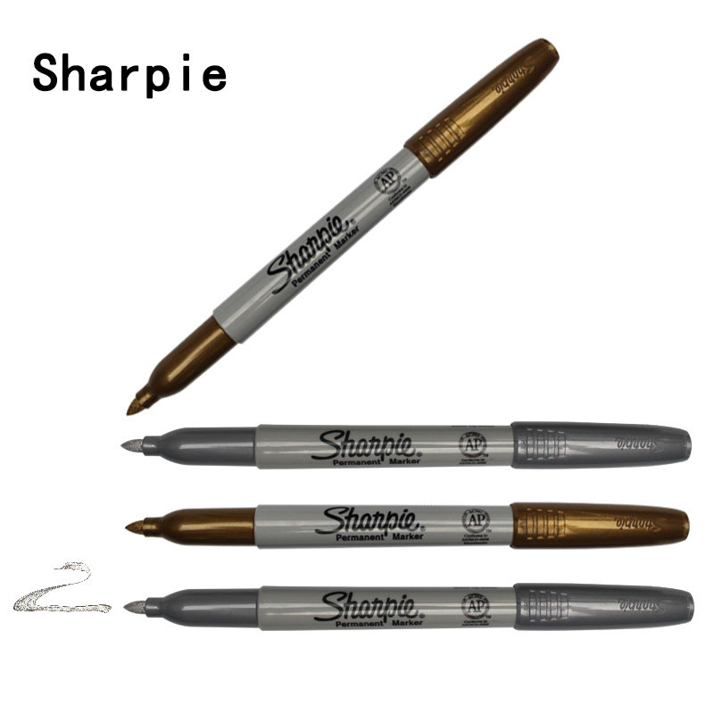 美国三福金属色油性记号笔sharpie39100锐意工业打点标记笔无尘笔-阿里巴巴