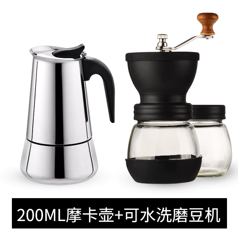 Nồi Mocha Ý Nồi cà phê được rửa tay bằng thép không gỉ Nhà bằng cà phê Mocha Ý bình pha cafe mini