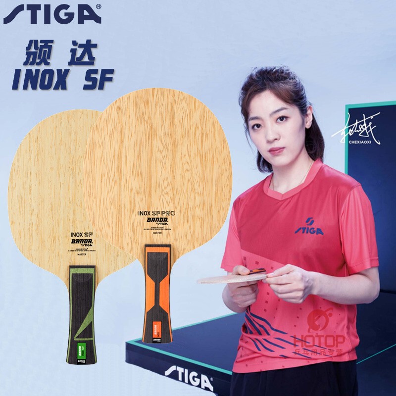 Sitga Alloy Carbon Inox Sf Table Tennis Blade Banda Yan an Che Xiaoxi Pro Blue Carbon
