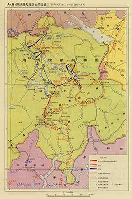 Suvolov's expedition to Switzerland
