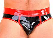 Latex Underpants Latex Clothing Triangle Pants Men Latex Pants Shorts Latex Tight Fit Pants Men