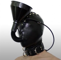  Special offer training Halloween cos funnel headgear cross-dressing beauty latex headgear elastic mask new