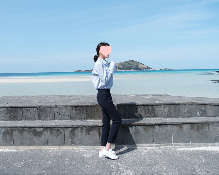 Mùa xuân và mùa hè mới eo cao Hàn Quốc quần âu phù hợp với phụ nữ lỏng lẻo chín quần thẳng quần chân chân quần dài - Khởi động cắt quần vải ống rộng nữ