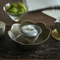 Ya Ji Xiang Hua Bowl Hukou Pot Fruit Plate Dining Plate Daily Ceramic Utensils Three colors