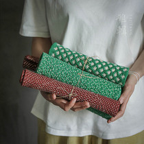 Yajitang folk art beauty Thorn embroidered tea mat table mat table mat mat mat pad compact sewing tea ceremony Daily