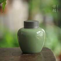 Ya Ji Qingmei Tin Cover Sealed Small Tea Pot Plum Green Tea Tan Tan Bang