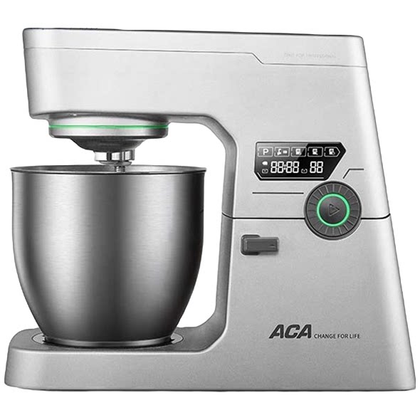 Aca Household and Commercial 7-Liter Silent Chef Machine Fully Automatic Dough Kneading Small Multi-Functional Dough Mixer Ec900