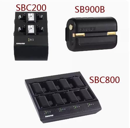 SHURE舒爾SB900A/SB900B-A鋰電池SBC200/SBC800充電座