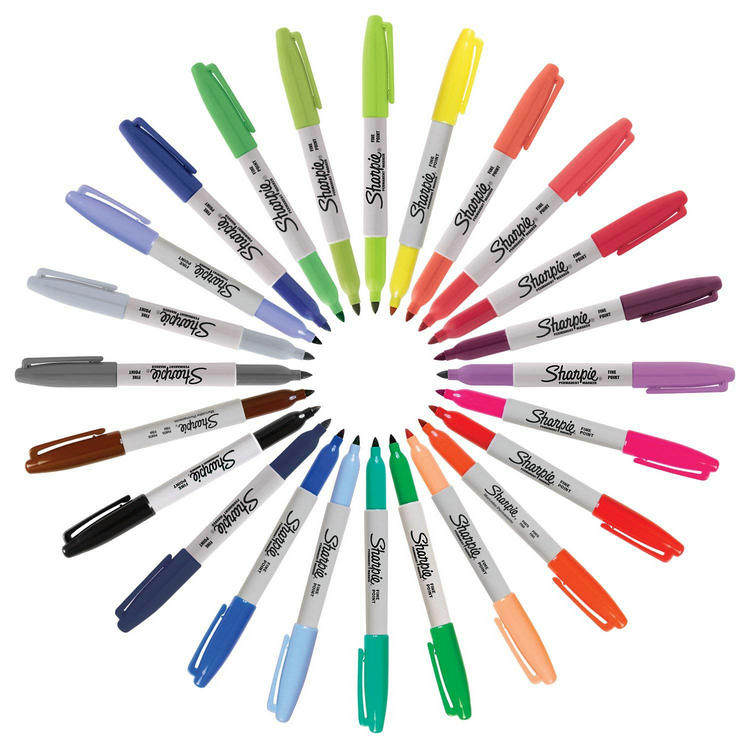 American sharpie color 8-color 12-color 24-color marker pen paint pen FINE POINT Marker