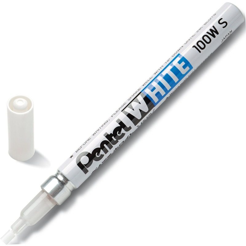 Pentel White 100W-S white marker pen