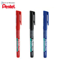 Pentel Pavia notes pen NMF50 oily debit pen extremely fine core Green Marker 0 5mm