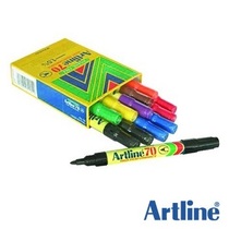 Artline 70 box head pen Yali oily marker pen round head