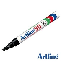 Artline 90 Yali marker pen flat head oily box head pen