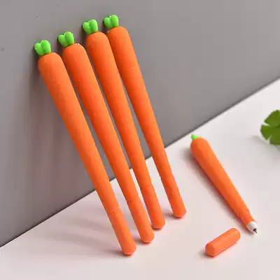 Korean creative hipster cute cartoon pen new strange carrot pen student stationery children's toys