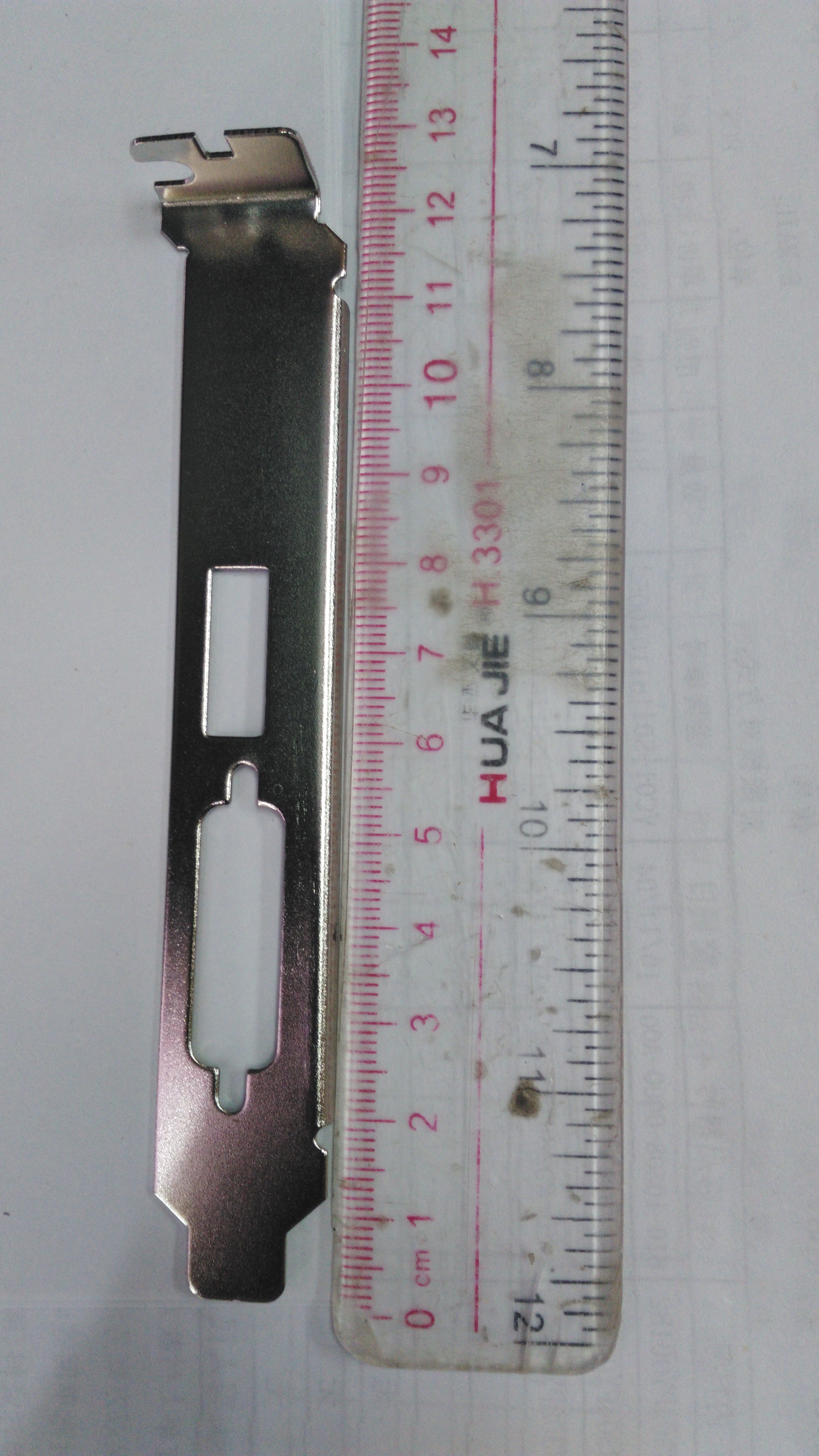 DVI HDMI DP VGA half-height knife card full-height graphics card bezel file strip conversion installation size main shell PCI bit
