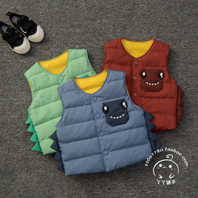 Special price winter warmth 90% suede male and child baby boy down waistcoat waistcoat waistcoat waistcoat waistcoat 1-6