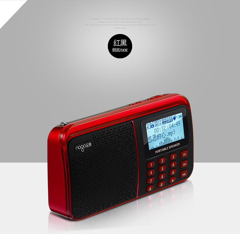 may nghe nhac mp4 Nogo / Diguo R909 đài phát thanh cũ cầm tay máy nghe nhạc Walkman mp3 bên ngoài âm thanh nổi nhỏ - Máy nghe nhạc mp3 máy nghe nhạc lossless