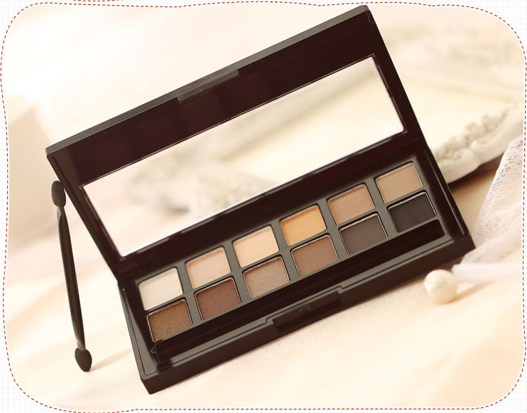 Lazy Trung Quốc Phấn mắt Mờ trang điểm màu nude Hàn Quốc Màu đất mới bắt đầu Mạng lưới Mắt đỏ Pan Girl - Bóng mắt bảng mắt odbo