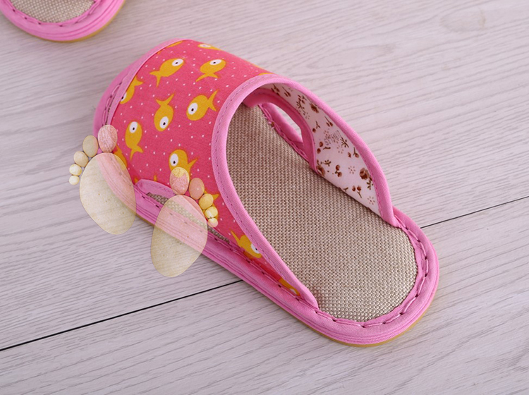 Chaussons enfants en coton pour Toute saison - semelle tendon - Ref 1007381 Image 17