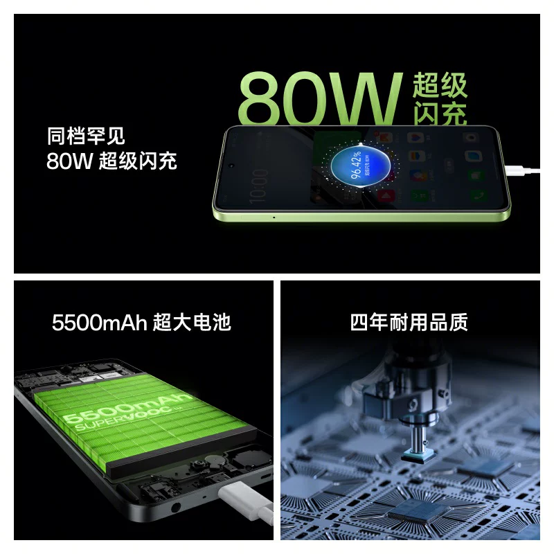 Смартфон OPPO, аккумулятор, 12x, 5G, 5500 мАч, большая батарея