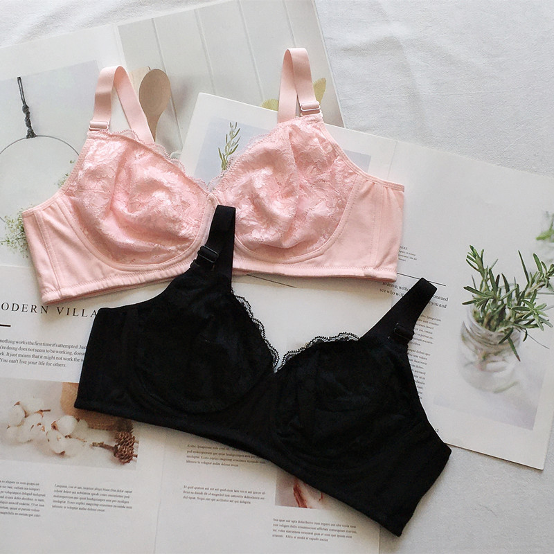 Diana Genuine 20101L1 Pure Cotton Breathable Wireless Sleep Bra for Large Busts, Makes Them Appear Smaller, Comfortable Thin Style with 4 Hooks