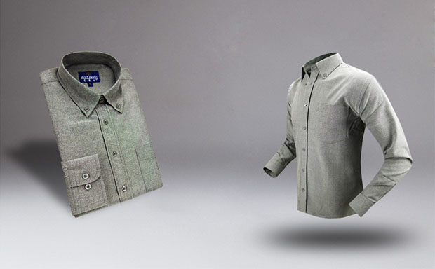 2017 Áo sơ mi nam dài tay Mai Dun Màu rắn Chất liệu cotton cỡ lớn Phân bón cộng với tăng doanh nghiệp Trung niên Gói bố áo sơ mi kiểu hàn quốc