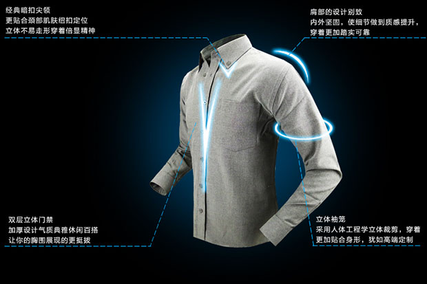 2017 Áo sơ mi nam dài tay Mai Dun Màu rắn Chất liệu cotton cỡ lớn Phân bón cộng với tăng doanh nghiệp Trung niên Gói bố áo sơ mi kiểu hàn quốc