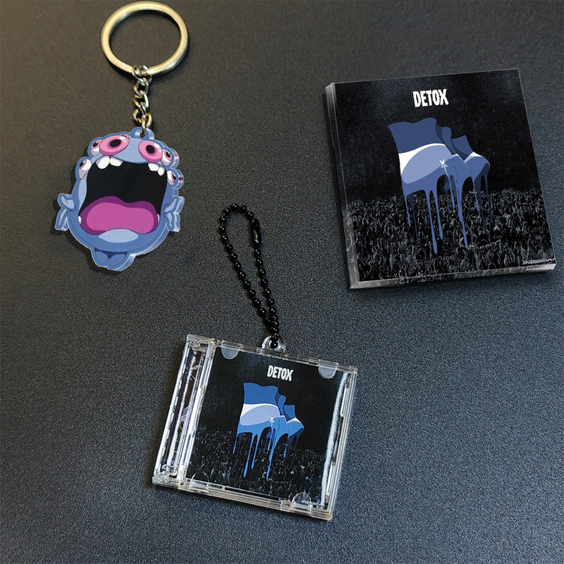 Oor New Album Detox Mini Album Nfc Function Small Record Keychain Pendant One Ok Rock Fridge Magnet