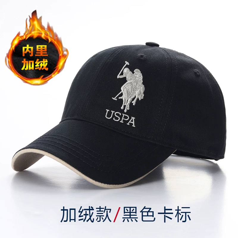Высококачественная шапка U.S. POLO ASSN. Casual шапка унисекс бейсболка теплая зимняя шапка с регулируемым размером