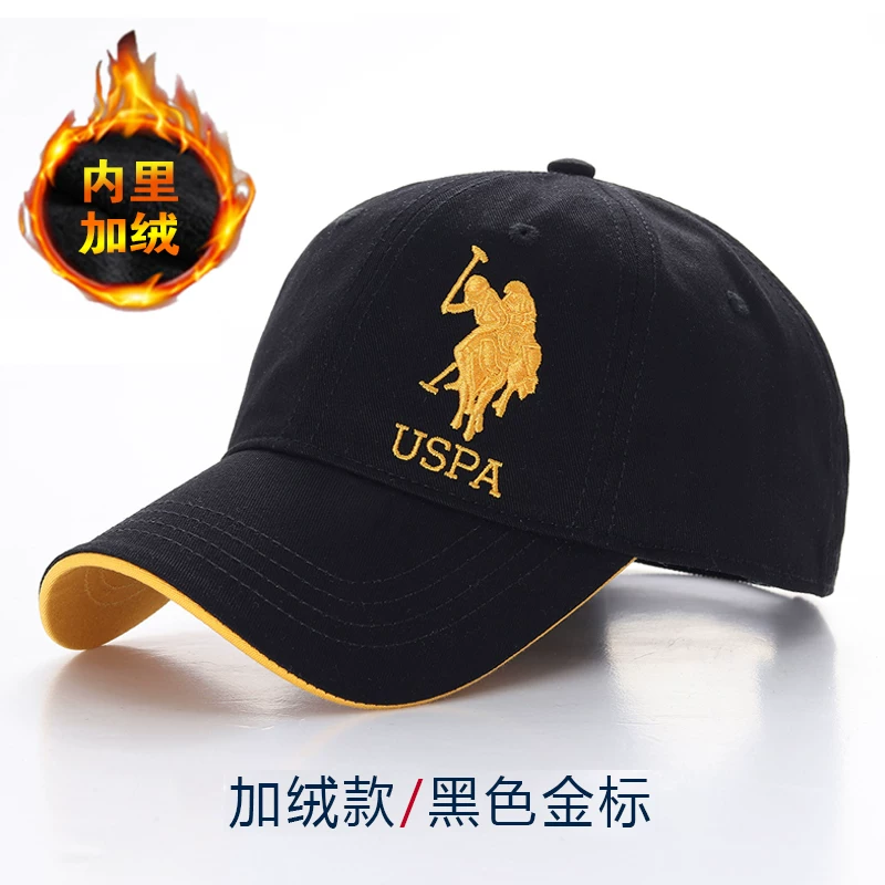 Высококачественная шапка U.S. POLO ASSN. Casual шапка унисекс бейсболка теплая зимняя шапка с регулируемым размером