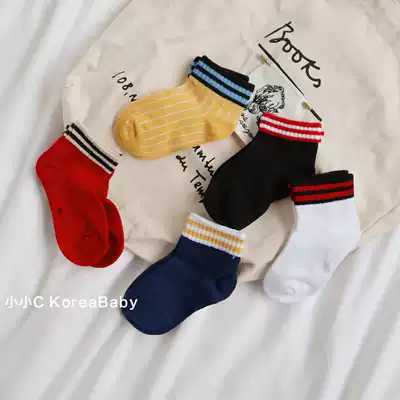 Korean baby cotton socks 2021 autumn new baby socks children socks