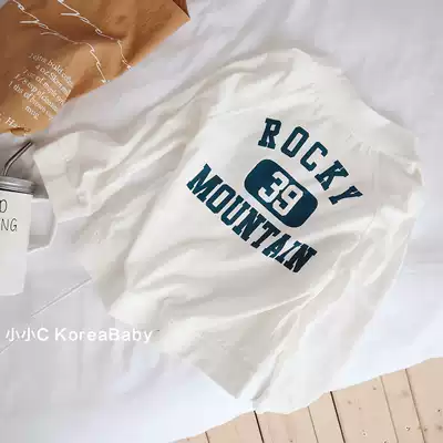 Korean baby cotton casual top jacket 2021 autumn new men's and women's children's baby long-sleeved small top