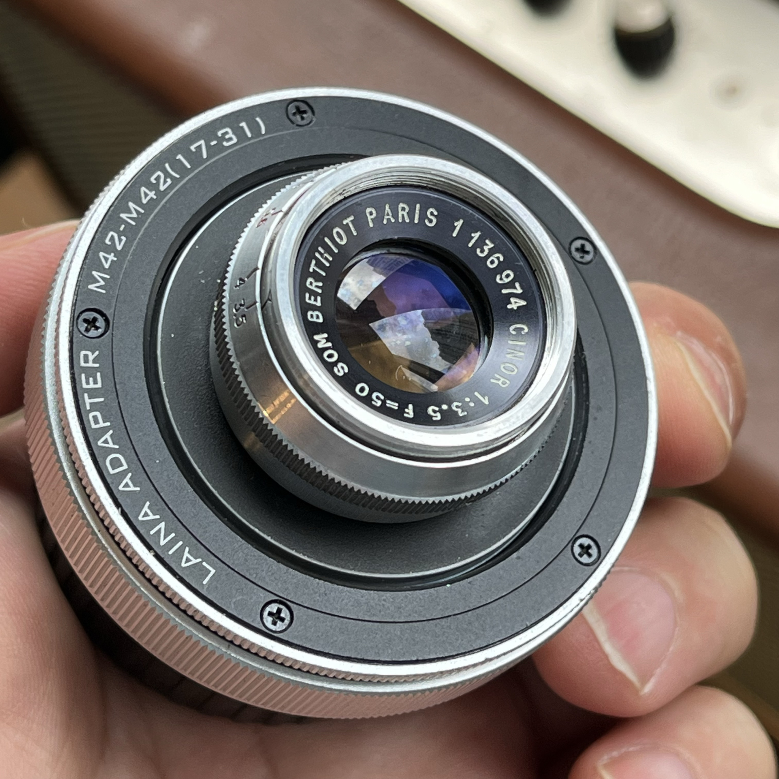全幅法国索姆Som Berthiot Paris Cinor 3,5/50mm，摄影爱好者的