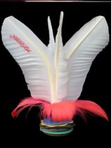 Fire feather bird shuttlecock childrens primary school students sports competition special kick-resistant hair kindergarten fitness big white shuttlecock high bounce