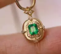 0,5CT Carat Emerald Pendent Get 3200