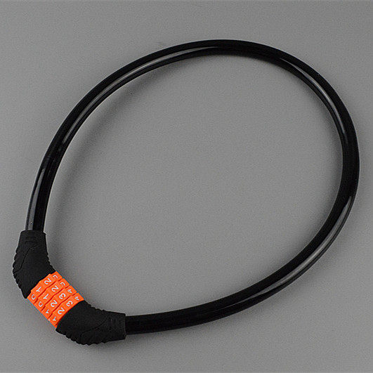 Bicycle hiker code lock 4 digit code steel wire lock foreign trade bicycle code steel wire lock anti-theft lock