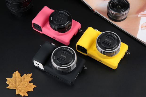 Sony A6000 6300 a5100 a7ii A72 A73 a7r3 silicone túi túi trường hợp máy ảnh - Phụ kiện máy ảnh kỹ thuật số túi lowepro