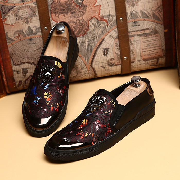 Spring men's sneakers a pedal all-match casual men's loafers social shoes breathable lazy shoes trendy men's shoes hip hop