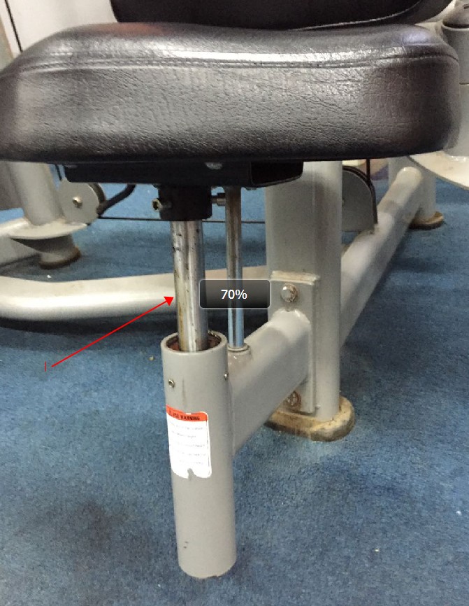 Apparatus seat lifter apparatus seat high and low adjuster Fitness Room Apparatus Seat High And Low Adjuster