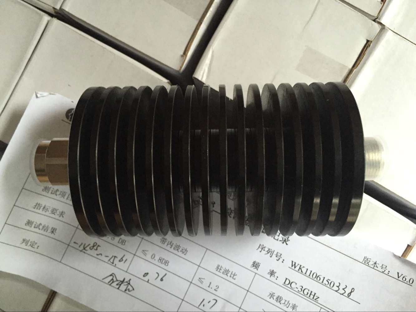 RF N-type coaxial fixed 25W 50W high power attenuator DC-3G 6db 10db 15dB square circle