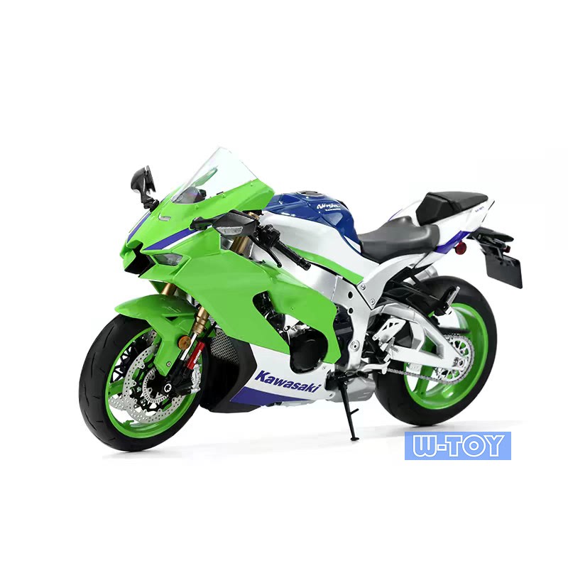 Special Offer Yue Color Version Meng Mt-007S 1/9 Kawasaki Ninja Zx-10R Assembled Motorcycle Model Special Offer Yue Color Version Meng Mt-007S 1/9 Kawasaki Ninja Zx-10R Assembled Motorcycle Model