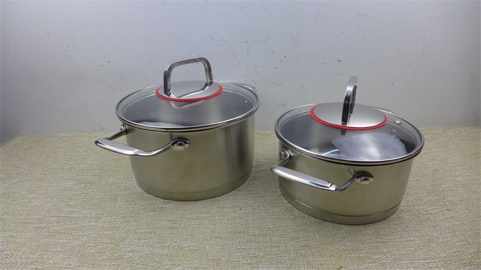 Export Germany single stainless steel milk pot soup pot noodle pot children's non-staple food pot thickened composite bottom