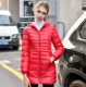 Phụ nữ giảm béo chống mùa, áo khoác dài mỏng, có mũ, mỏng, có thể mặc phân bón XL 200 kg