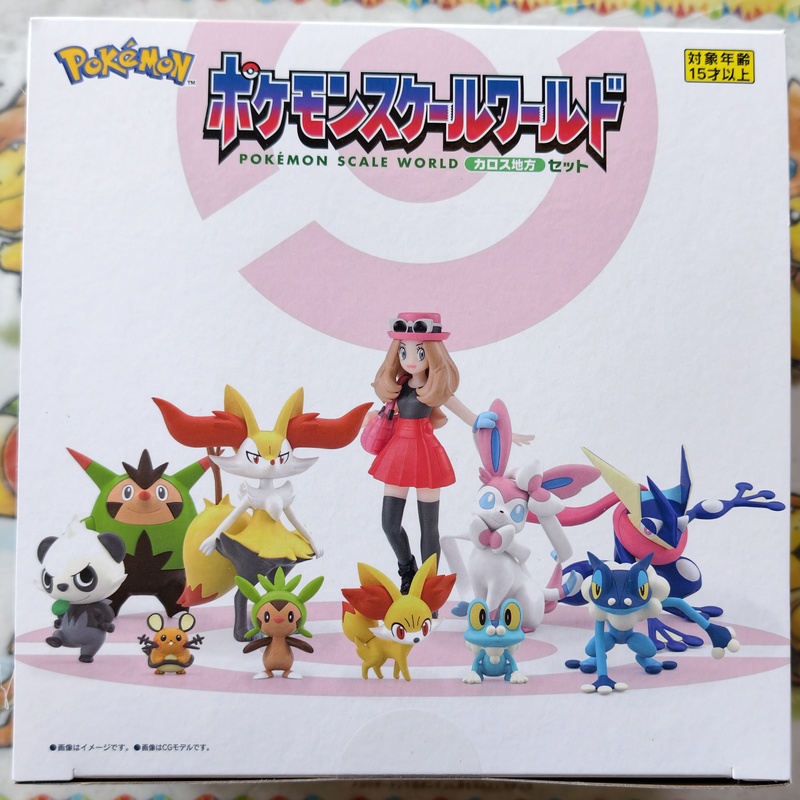 Bandai 1/20 Scale World Collection Set Box 1 Fairy Eevee Za Serena Jirachi Xy in Stock