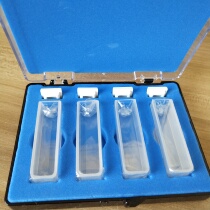 Glass cuvette 1cm 10mm water glue melting square mouth spectrophotometer pesticide residue test