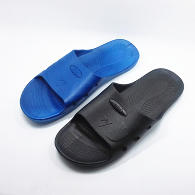 Anti-static slippers PVC slippers SPU six-hole slippers soft sole shoes dust-free shoes dust-proof workshop work shoes soft shoes